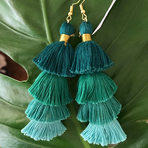 Colorful, Light-as-Air Tassel Earrings