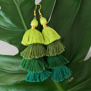 Colorful, Light-as-Air Tassel Earrings