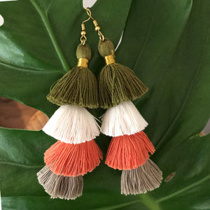 Colorful, Light-as-Air Tassel Earrings