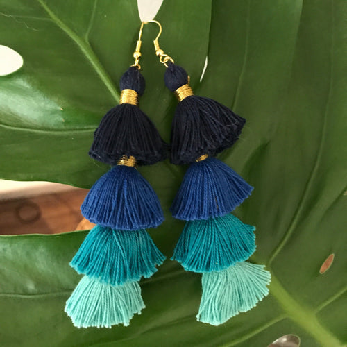 Colorful, Light-as-Air Tassel Earrings