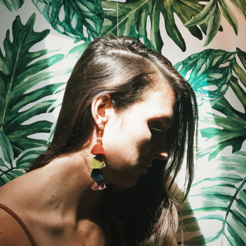 Colorful, Light-as-Air Tassel Earrings